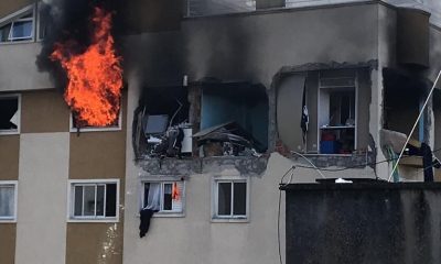 Apartamento explode