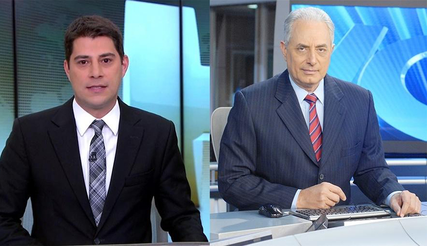 Evaristo Costa e William Waack na CNN Brasil