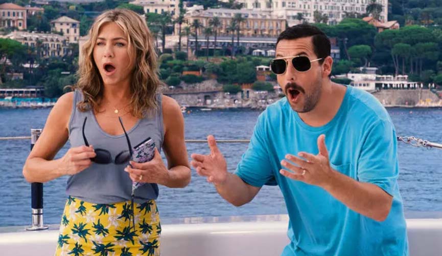Filme com Jennifer Aniston e Adam Sandler bate recorde de estreia na Netflix