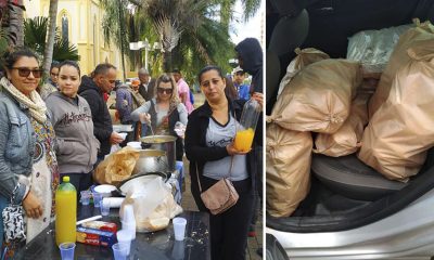 Grupos entregam refeições para moradores de rua em Jundiaí