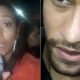 Mulher entrevista Neymar com microfone de karaokê