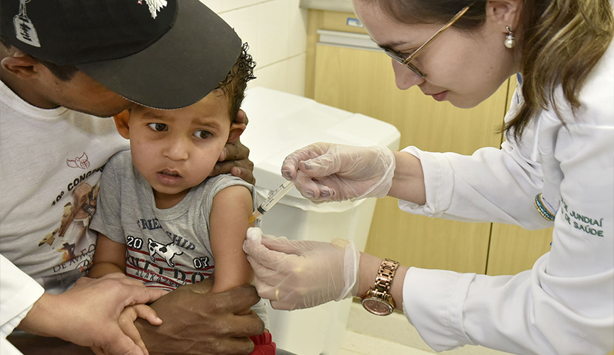 Vacina contra o sarampo é oferecida em Jundiaí