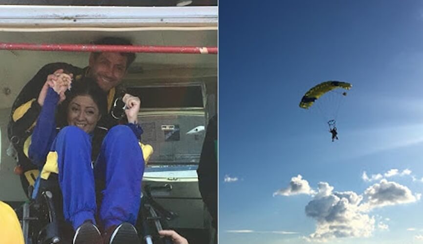 Amazonense é a primeira pessoa tetraplégica a saltar de paraquedas no Brasil