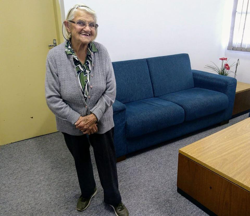 Dona Luísa vive há 40 anos em Jundiaí (Foto: Tribuna de Jundiaí)