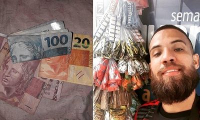 Camelô procura cliente que pagou balas de R$ 2 com nota de R$ 100 para devolver troco