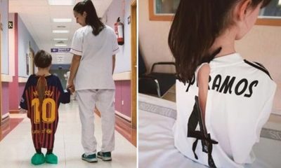 Hospital cria batas imitando camisas de times para crianças se sentirem melhor