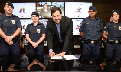 Luiz Fernando assina Lei que institui a Patrulha Guardiã Maria da Penha
