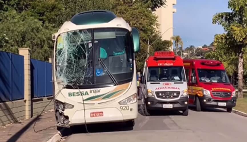 Motorista de ônibus passa mal e morre ao volante no Jardim Samambaia