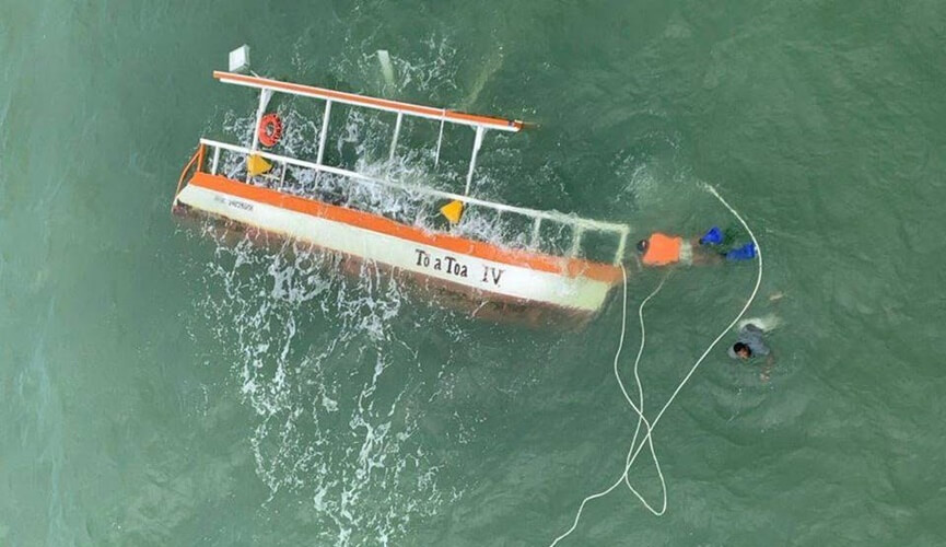 Acidente com embarcação deixa dois mortos em Maragogi
