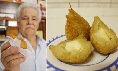Coxinha de queijo da Casas de Massa Padroeira em Jundiaí