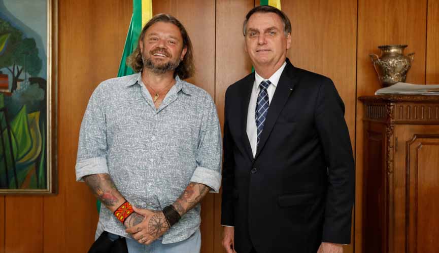 Bolsonaro anuncia Richard Rasmussen como embaixador do turismo