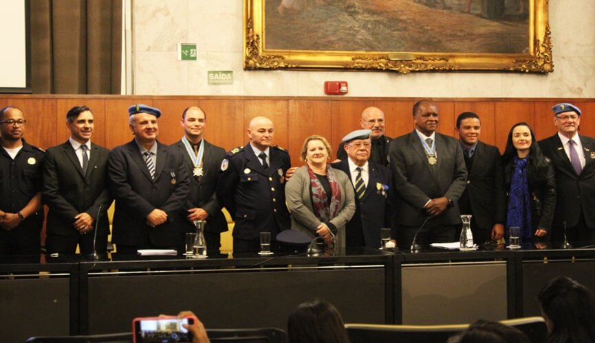Guarda Municipal de Jundiaí recebe homenagem em São Paulo