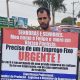 Há seis anos desempregado, morador de Várzea pede emprego em cartaz