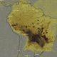 Fumaça de queimadas na Amazônia e em países vizinho chega ao Sudeste e Sul do Brasil