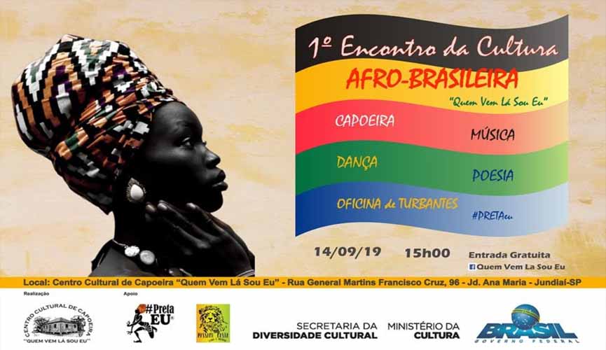 Jundiaí recebe Encontro da Cultura Afro-Brasileira neste sábado (14)