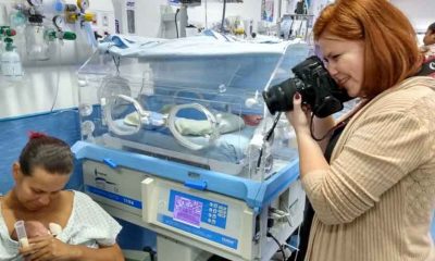 Fotógrafa clica bebês prematuros e doa imagens aos pais em Jundiaí