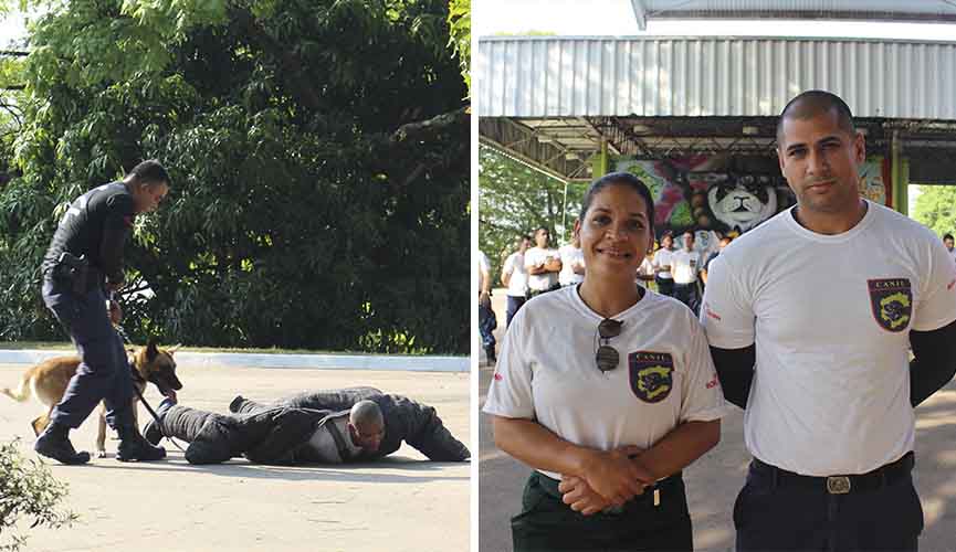 Guardas municipais de todo o Brasil participam de curso com membros do Canil de Jundiaí