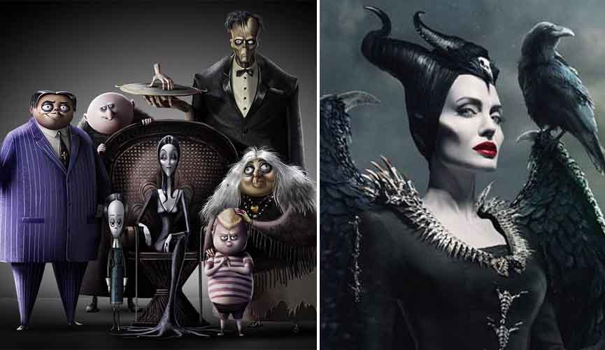 Halloween na Moviecom tem A Família Addams e Malévola Dona do Mal em cartaz