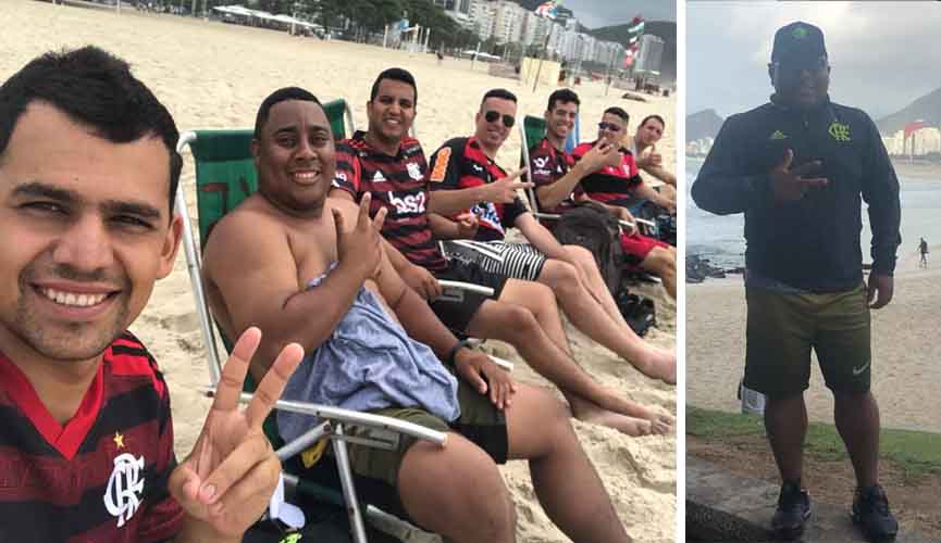 Jovem que viajou ao Rio para ver Flamengo e conhecer o Maracanã morre após passar mal na praia