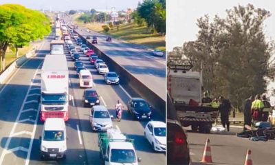 Acidente com morte na Anhanguera paralisa rodovia