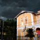Chuva no fim da tarde causa ‘apagão’ no céu e nos bairros de Jundiaí