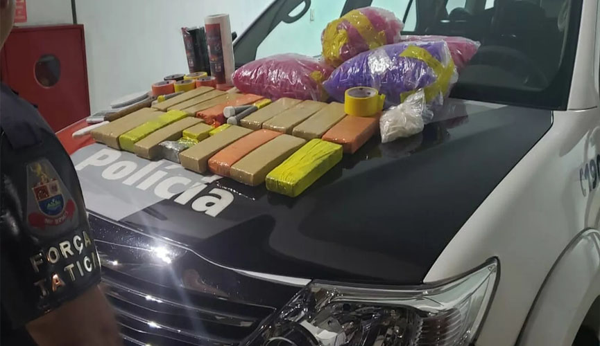 Polícia apreende 10 quilos de maconha e cocaína com grupo em Jundiaí