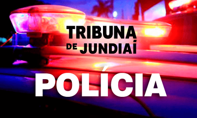 Foto de sirene de viatura com a identidade do Tribuna de Jundiaí
