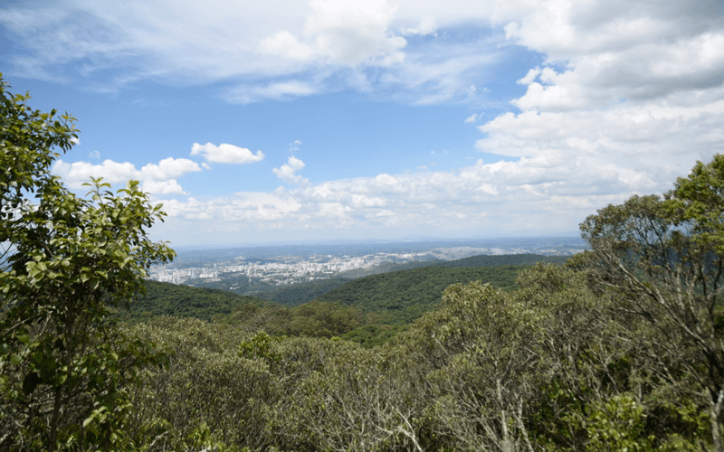 Vista panorâmica da Serra do Japi