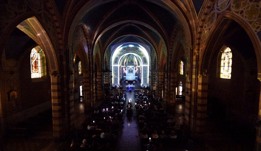 Interior de catedral