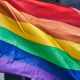Bandeira LGBT com as cores do arco-íris