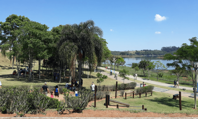 Imagem panorâmica do Parque da Cidade