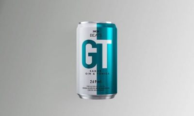 Lata de cerveja como logo gt