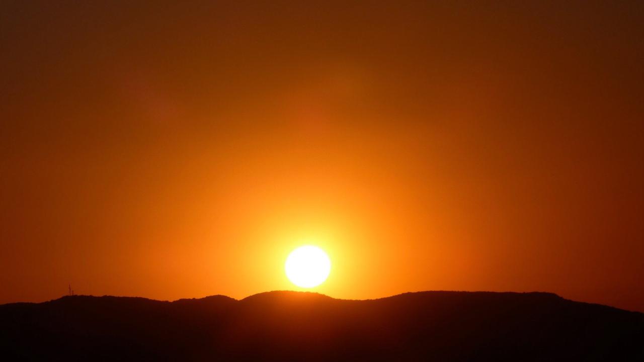 Foto de pôr-do-sol na Serra do Japi