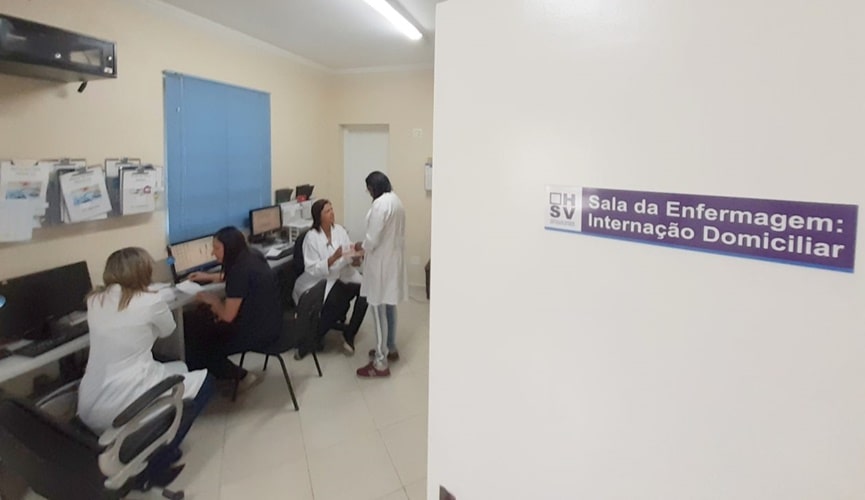 Sala de enfermagem do Hospital São Vicente