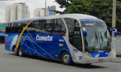 Foto de ônibus de sp em via