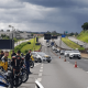 Polícia Rodoviária faz bloqueio de via próximo a Vila Rami