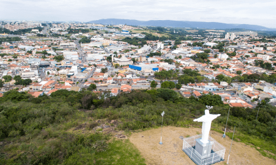 Visão aérea do município de Itupeva