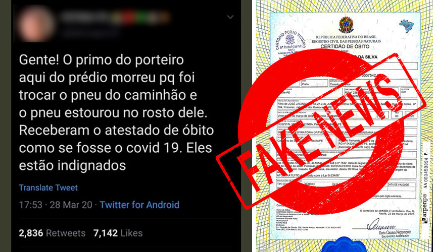 Fake news "do borracheiro" é usada para desacreditar números de coronavírus