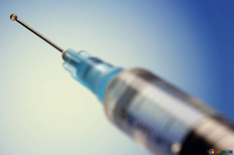 agulha e seringa de vacina