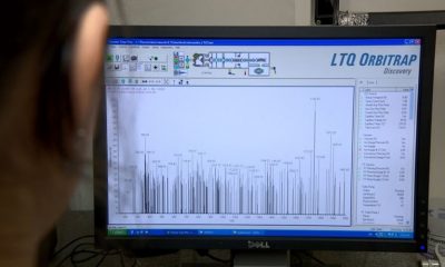 Foto de monitor apontando os biomarcadores citados no texto