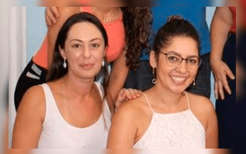 À esquerda, Perla Toresin, de 34 anos, e às direita, Mariana Brasileiro Rogerio, de 30