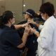 Guarda Municipal é vacinada contra a gripe no Parque da Uva