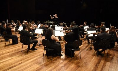 Foto de apresentação da Orquestra Municipal de Jundiaí