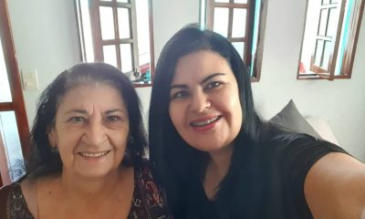 Lídia e Maria Cecília em selfie