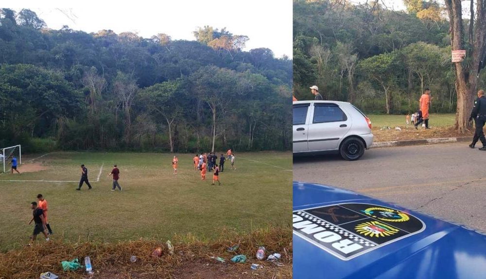 Foto de partida de futebol