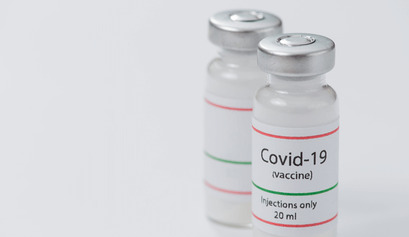 Frascos vacina coronavírus