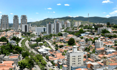 Imagem aérea da região da Nove de Julho