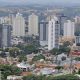 Foto aérea da cidade de Jundiaí