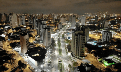 Foto aérea da Nove de Julho, em Jundiai