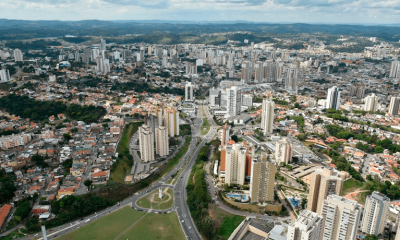 Foto aérea da cidade